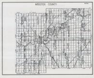 Webster County Map, Iowa State Atlas 1930c